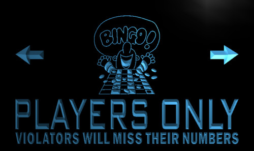 Bingo Players Only Neon Light Sign